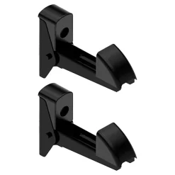 Tirard 2 Arrêts Automatique, Aluminium, pour Volet Battant, Noir, Fixation par Vis