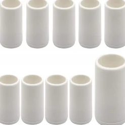 Zurfluh-Feller 10 Butées d'Arrêt, Blanc, Longueur 40 mm, pour Volet Roulant Manuel ou Motorié