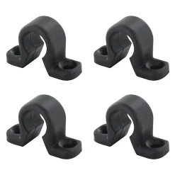 4 Colliers plats, Noir, Composite, pour Espagnolette de Volet Battant-Tirard Clearance