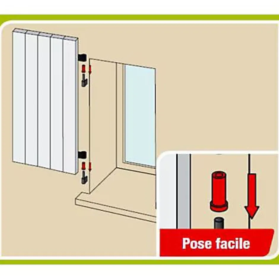 2 convertisseurs de gonds Ø14 mm en Ø16 mm-Afbat Best