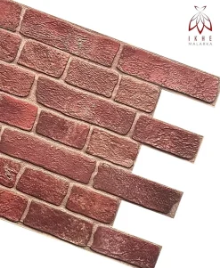 Ikhemalarka 4 m² 10 panneaux PVC 3D effet pierre muraux & de plafond, revêtement imitation carrelage CPVC06