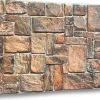 Ikhemalarka 4 m² 10 panneaux PVC 3D effet pierre muraux & de plafond, revêtement imitation carrelage Natur Stone