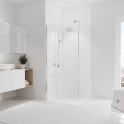 Schulte 2 panneaux muraux de salle de bains l.90x255 cm, blanc, DécoDesign