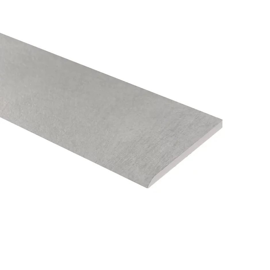 5 Plinthes carrelage District gris clair l.8 x L.60 cm- Hot