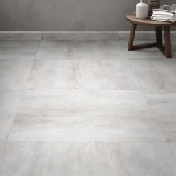 2 Plinthes carrelage effet béton gris L.60 x l.7,5cm x ép.7,4 mm, Upper- Outlet