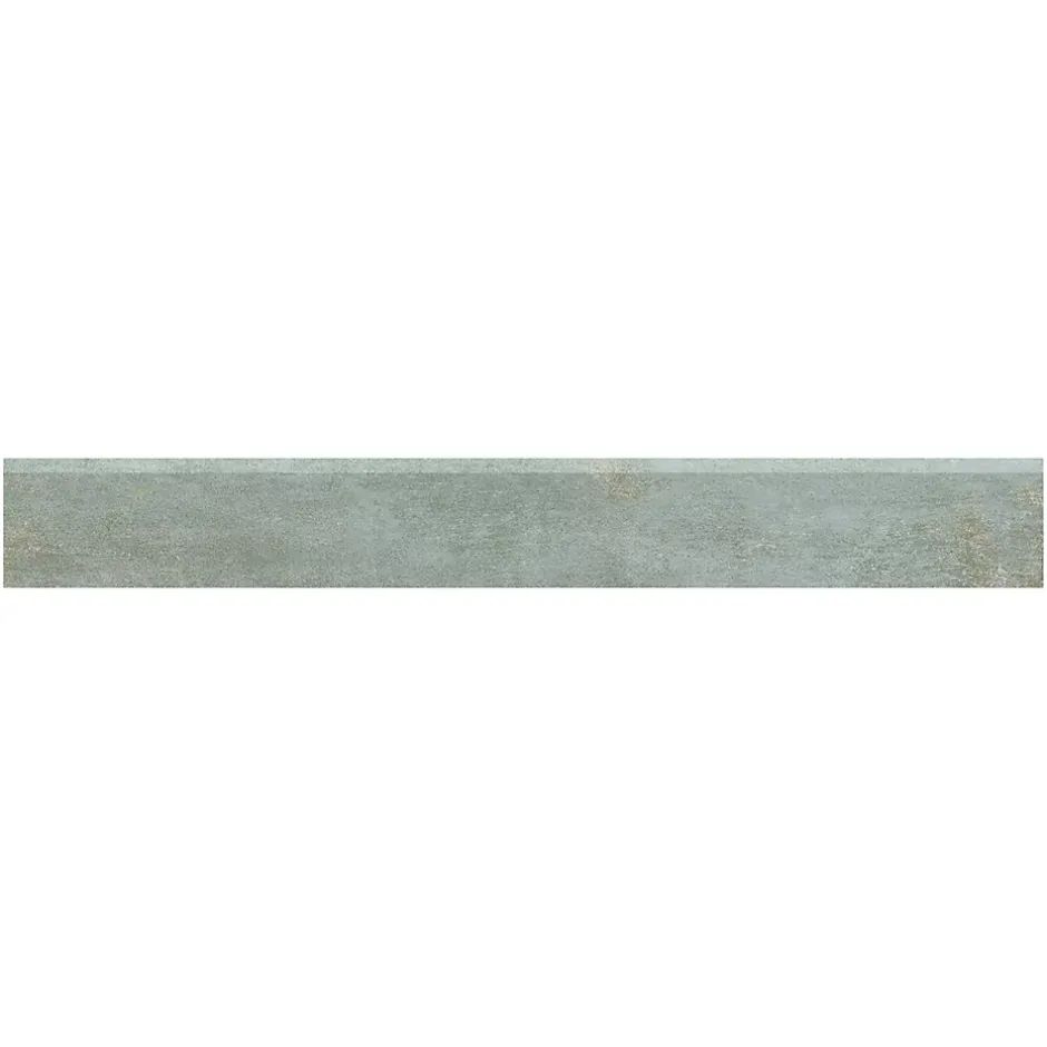 2 Plinthes carrelage effet béton vert sauge cuivré L.60 x l.7,5cm x ép.7,4 mm, Upper