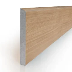 2 Plinthes effet bois texturé l.7,3 x L.90 cm x ép.9 mm, Versailles- Discount