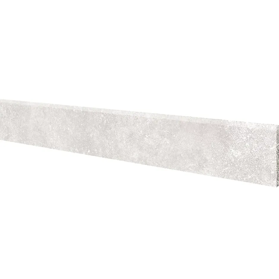 2 Plinthes effet pierre 7,5x 60cm Ép.7,4 mm Prisma coloris perle