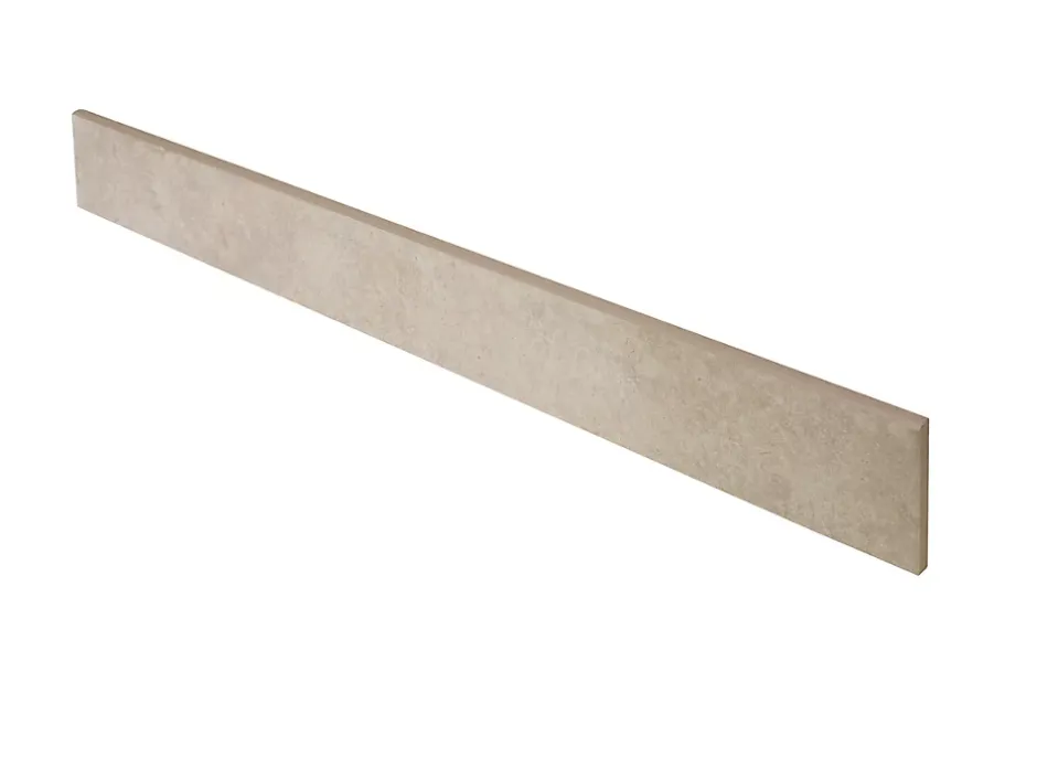 5 Plinthes en carrelage gris clair effet béton L.60 x l.7,5 cm x ép.9 mm, Arina-GoodHome