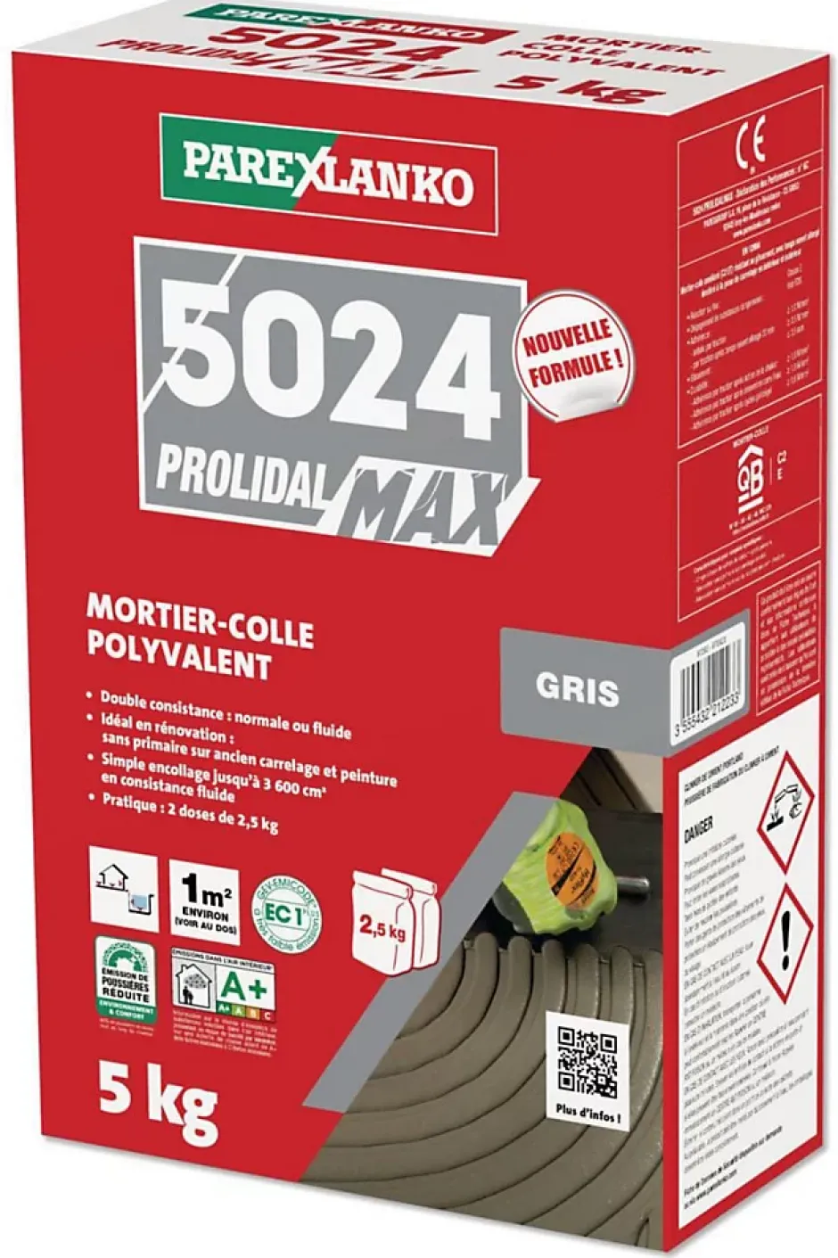 5024 prolidal max gris 5kg-Parexlanko Clearance