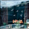 Ambiance Sticker 15 stickers oiseaux anti-collision translucide 40 x 40 cm