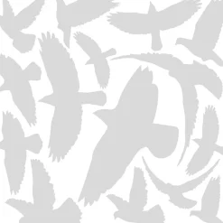 Ambiance Sticker 15 stickers oiseaux anti-collision translucide 40 x 40 cm