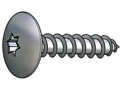 Afbat 8 vis pentures ø7 mm longueur 50 mm - acier noir