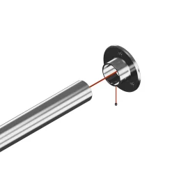 MySystem 2 x Embase murale pour tube diam. 42,4 mm - Inox 316