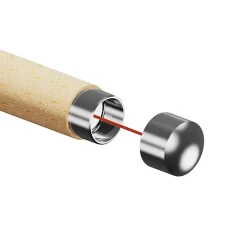 2 x Embout arrondi pour main courante bois diam. 42,4 - Inox 304-MySystem Clearance