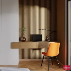 2 x Panneaux acoustiques decoratifs muraux en plaquage chene veritable 240x32 cm-Nordic Acoustics New