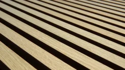 Nordic Acoustics 40 x Panneaux muraux acoustiques décoratifs PRO en tasseau de chêne classique de en 240x60cm