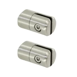 2 x Pince à tôle Ep 1,5 à 4 mm - pour Tube diam. 42,4 mm - Inox 304-MySystem Hot