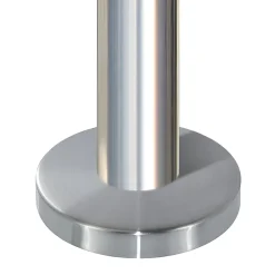 2 x Poteau de balustrade Modèle 24 - Tube diam. 42.4 x 2 mm - H 970 mm - Inox 304-MySystem Clearance