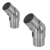MySystem 2 x Raccord orientable pour tube diam. 42,4 x 2 mm - Inox 304