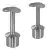 2 x Support 90 degrés main courante diam. 42,4 à coller sur tube diam. 42,4 x 2 mm - Inox 304-MySystem Online