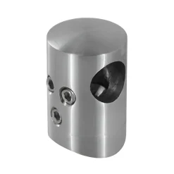 10 x Support de liaison transerval sur Tube diam. 42,4 pour Barre diam. 12 mm - Inox 316-MySystem Hot