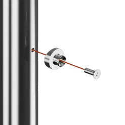 10 x Support de liaison transerval sur Tube diam. 42,4 pour Barre diam. 12 mm - Inox 316-MySystem Hot