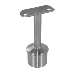 2 x Support main courante diam. 42,4 à coller sur tube diam. 42,4 x 2 mm - Inox 316-MySystem