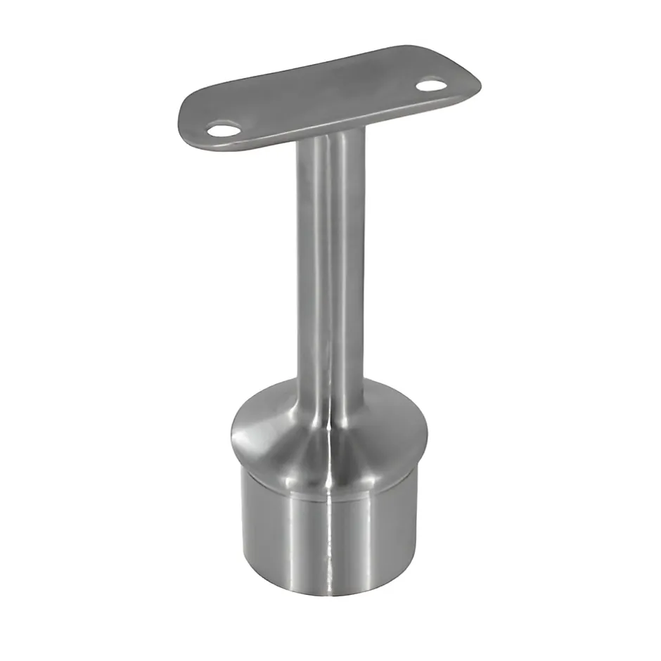 2 x Support main courante diam. 42,4 à coller sur tube diam. 42,4 x 2 mm - Inox 316-MySystem