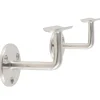 2 x Support mural fixe - Main courante diam. 42,4 mm - Platine 3 trous fraisés - Inox 316-MySystem