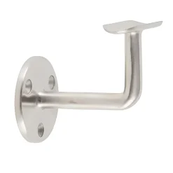 2 x Support mural fixe - Main courante diam. 42,4 mm - Platine 3 trous fraisés - Inox 316-MySystem