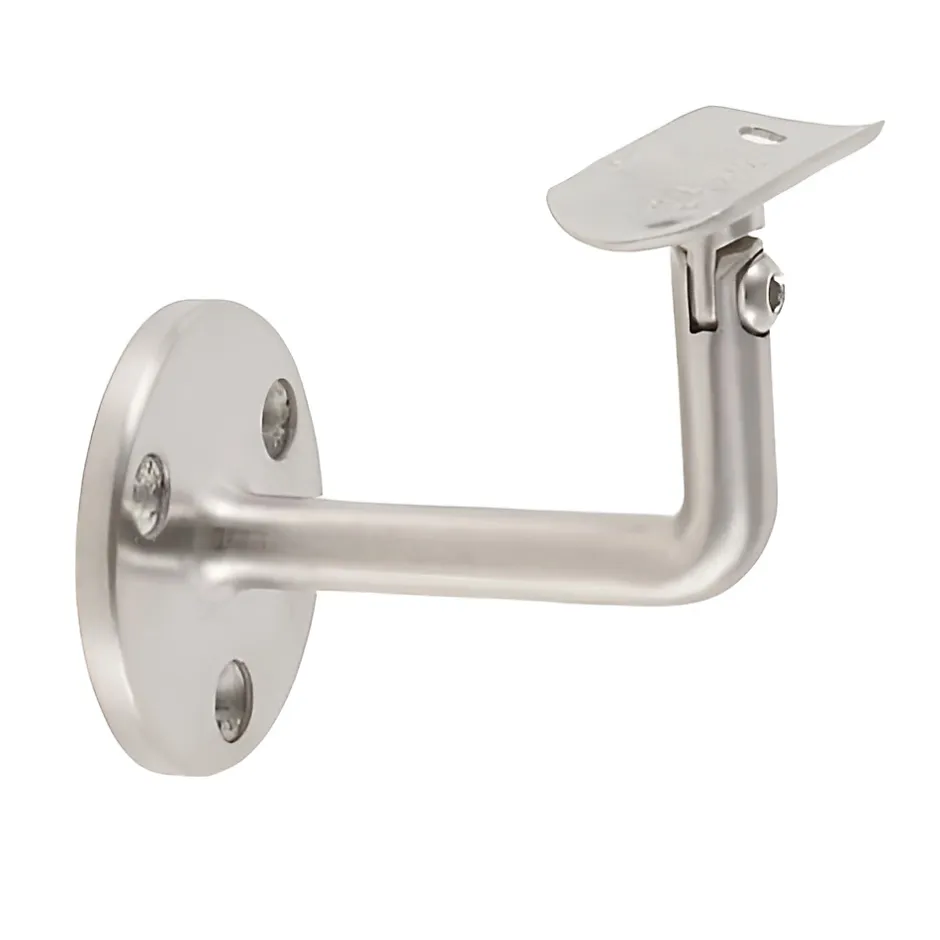 2 x Support mural orientable - Main courante diam. 42,4 mm - Platine 3 trous fraisés - Inox 316-MySystem Hot