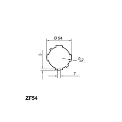 ADAPTATION ROUE ET COURONNE ZF54 POUR MOTEUR ERA M-Nice New