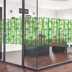 Adhésif Film Fenêtre Anti Regard Occultant - BAMBOUS - Stickers Autocollant Brise-Vue pour Vitres & Porte de Douche - 40x200cm-Ambiance Sticker Clearance