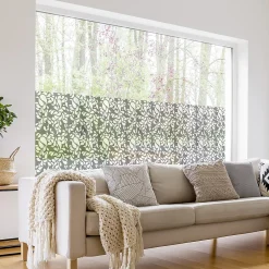 Adhésif Film Fenêtre Anti Regard Occultant - PÉTALES XL - Stickers Autocollant Brise-Vue pour Vitres & Porte de Douche - 40X200cm-Ambiance Sticker Clearance