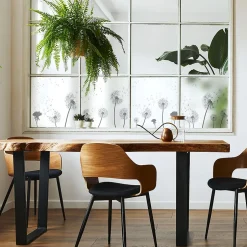 Ambiance Sticker Adhésif Film Fenêtre Anti Regard Occultant - PISSENLITS - Stickers Autocollant Brise-Vue pour Vitres & Porte de Douche - 40x100cm