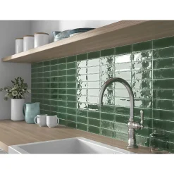 Altea Green Série Revêtement grès cérame premium 5x15 cm.-Lux Mosaic Discount