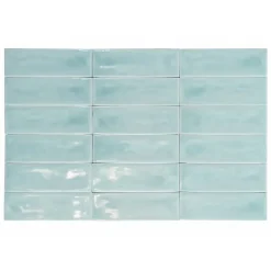 Lux Mosaic Altea Mint Série Revêtement grès cérame premium 5x15 cm.