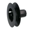 - Poulie de volet roulant à vis - 120 mm - Nylon - Noir-Amig Clearance