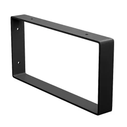 - Support 3001 - 125 x 260 x 30 mm - Acier - Noir mat-Amig Hot