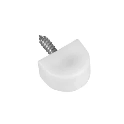 Amig - Taquet en plastique à clou 165 - 14 x 22 mm - Plastique - Blanc