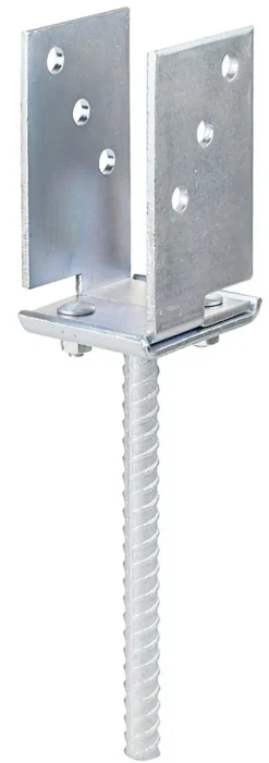 GAH ALBERTS Ancre de poteau réglable en U à sceller 71/131 Alberts