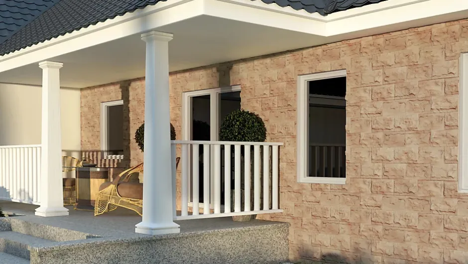 Angle plaquette de parement béton Roma (vendu par 7 pièces)-Stegu Best