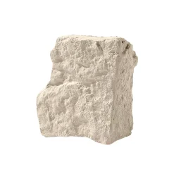 Stegu Angle plaquette de parement béton effet pierre beige Jura L.35 x l.35 cm