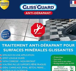 Antidérapant Invisible Sol Glissant Gliss'Guard Ultra Puissant Spray 750ml-Guard Industrie Outlet