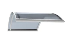 Auvent ARC 160x70, couleur blanc RAL7016, plaque anthracite-Arctom Outlet