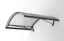 Arctom Auvent CA 160x90, couleur marron RAL7016, plaque marron