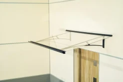 Auvent Kamios 150x83,5, couleur anthracite RAL7016, plaque incolore PMMA-Arctom Outlet