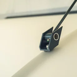 Auvent Kowal 151x94, couleur anthracite RAL7016, plaque incolore PMMA-Arctom Outlet