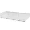 Arctom Auvent LARA 197x83,5, couleur blanc RAL9016, plaque incolore